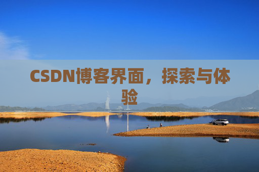 CSDN博客界面，探索与体验